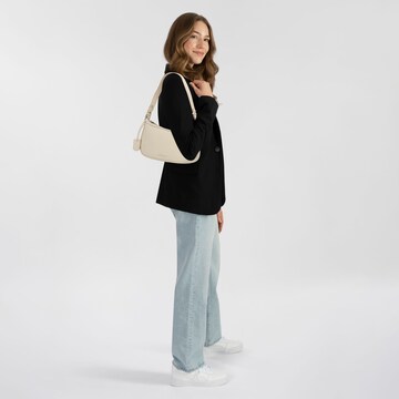 Borsa a spalla 'Always Ava' di Burkely in bianco: frontale
