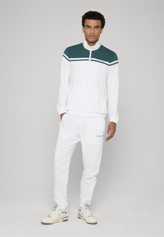 Sergio Tacchini - Fato de treino 'Riflesso' em branco: frente