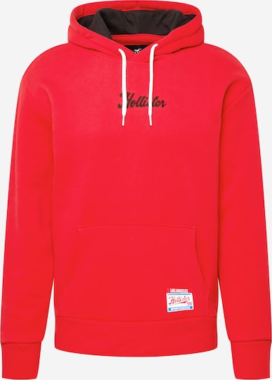 HOLLISTER Sweat-shirt en rouge / noir / blanc, Vue avec produit