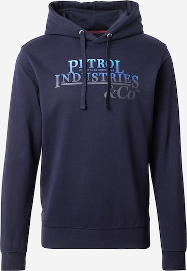 Petrol Industries Sweater majica 'Superior' u mornarsko plava / azur / akvamarin / antracit siva, Pregled proizvoda