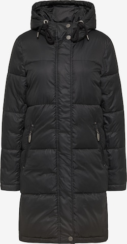 usha BLUE LABEL Winter Coat in Black: front