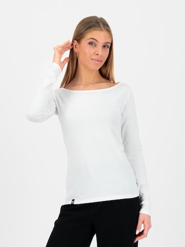 alife & kickin Shirt 'FinjaAK A' in Weiß: Vorderseite