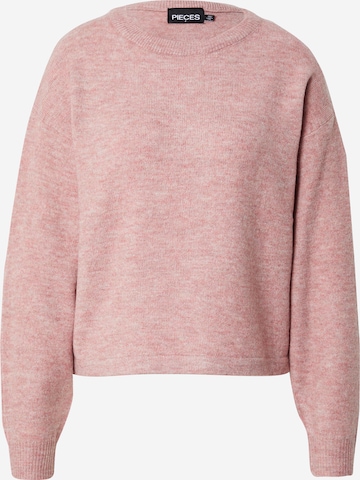 Pull-over 'Cindy' PIECES en rose : devant