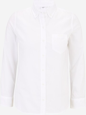 Gap Petite Blouse in White: front