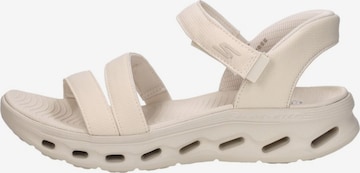 Sandales 'Slip-Ins: Go Walk Glide-Step' SKECHERS en beige : devant
