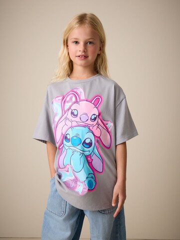 Next Shirt 'Lilo & Stitch' in Grey: front