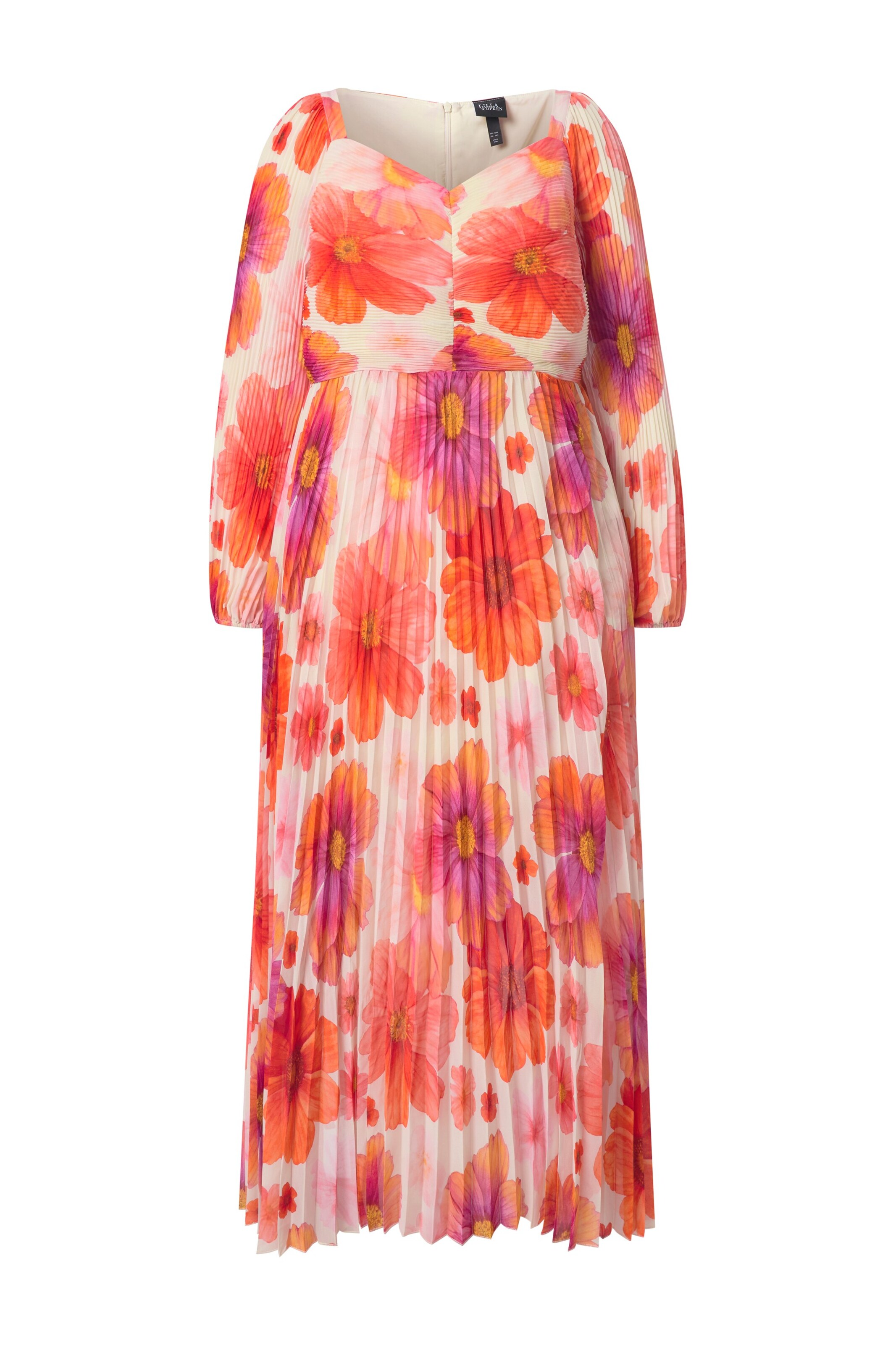 Ulla Popken Dress in Orange: front