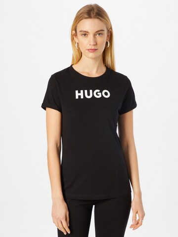 HUGO T-Shirt in Schwarz: predná strana