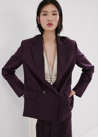 MANGO Blazer 'TEMPOLI' in Purple: front