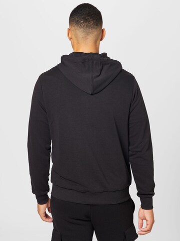 NEW ERA Zip-Up Hoodie in Black