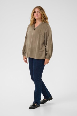 Chemisier 'KCmilia' KAFFE CURVE en beige