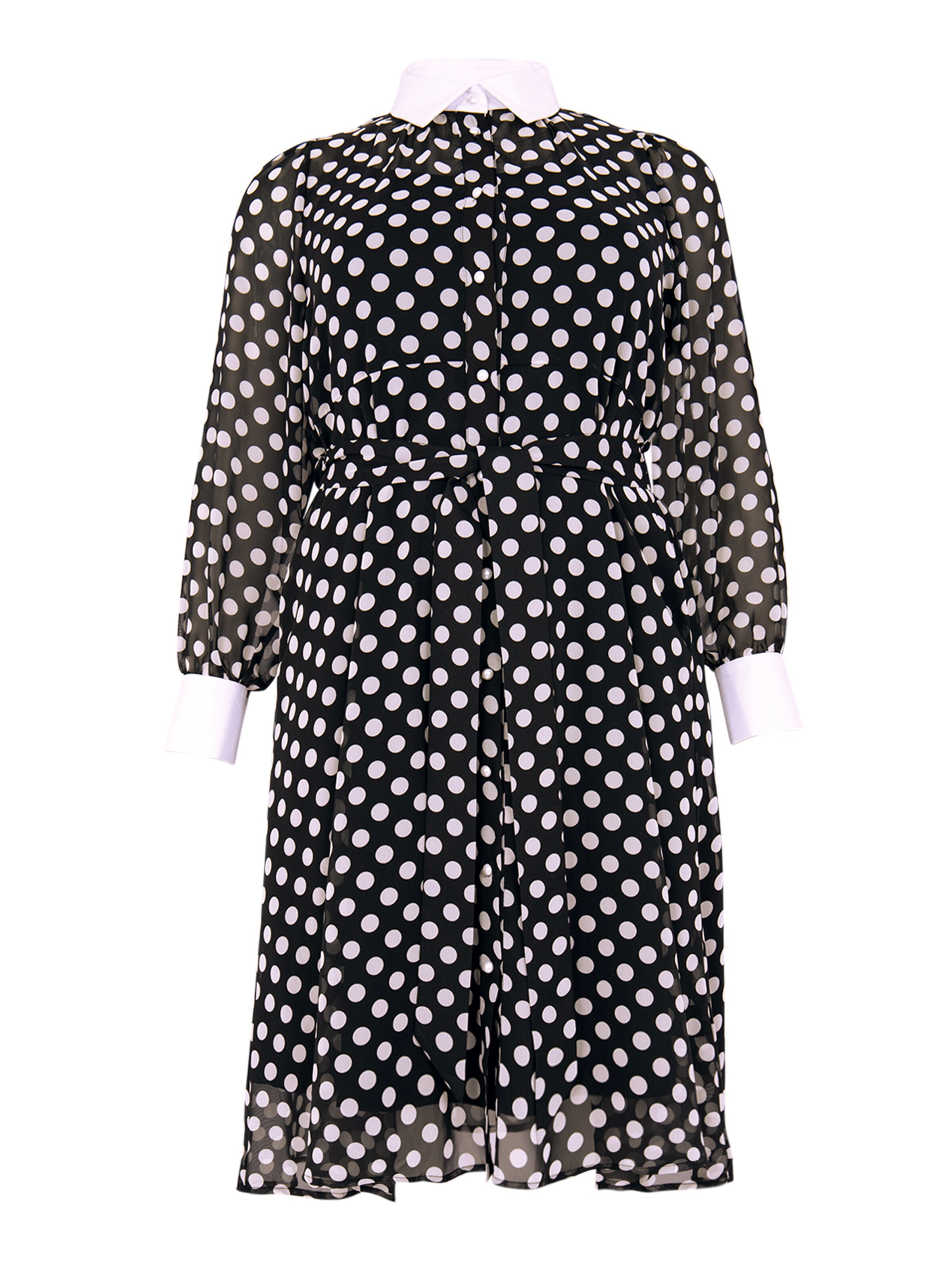 YOEK Kleid in Schwarz: Vorderseite