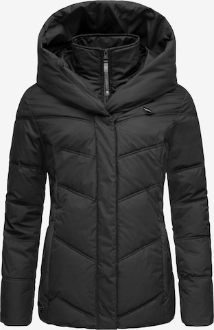 Veste d’hiver 'Natesa' Ragwear en noir : devant