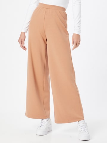 Wide Leg Pantalon 'SCARLET' ONLY en marron : devant