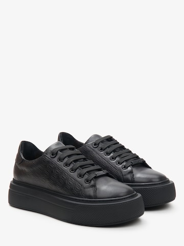 Estro Sneakers laag '09-3202' in Zwart: voorkant