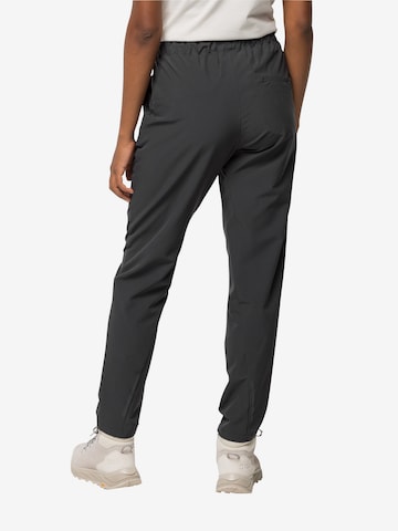 Effilé Pantalon de sport JACK WOLFSKIN en gris