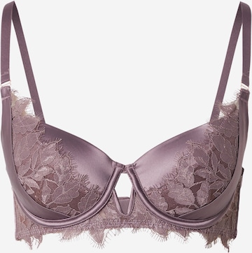 purpurinė Hunkemöller Marškinėliai Liemenėlė: priekis