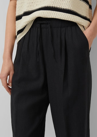 s.Oliver Loosefit Hose in Schwarz