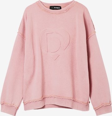 Desigual Sweatshirt i rosa: framsida