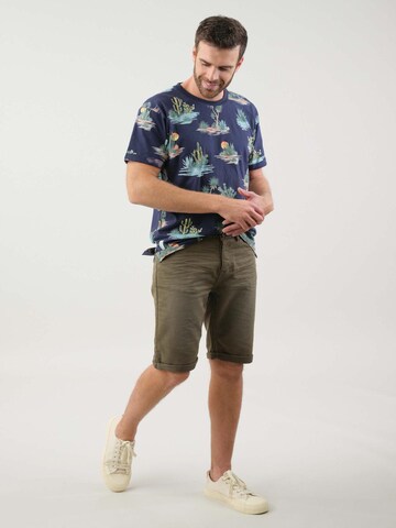 Deeluxe Slimfit Broek 'BART' in Groen
