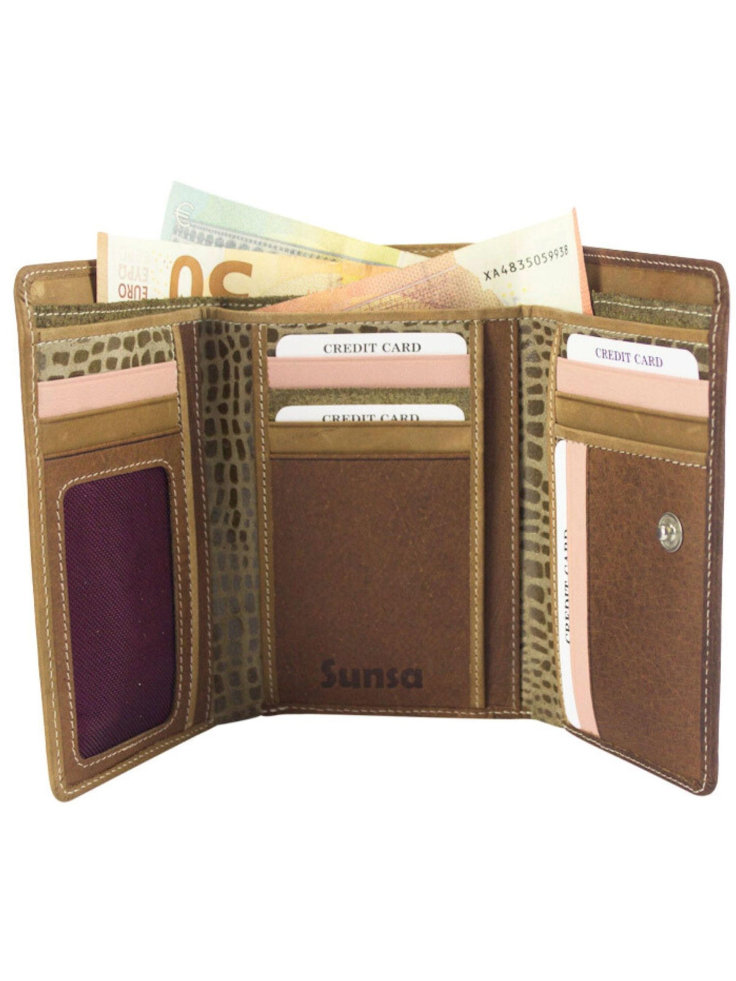 Sunsa Wallet 'Sunsa' in Brown