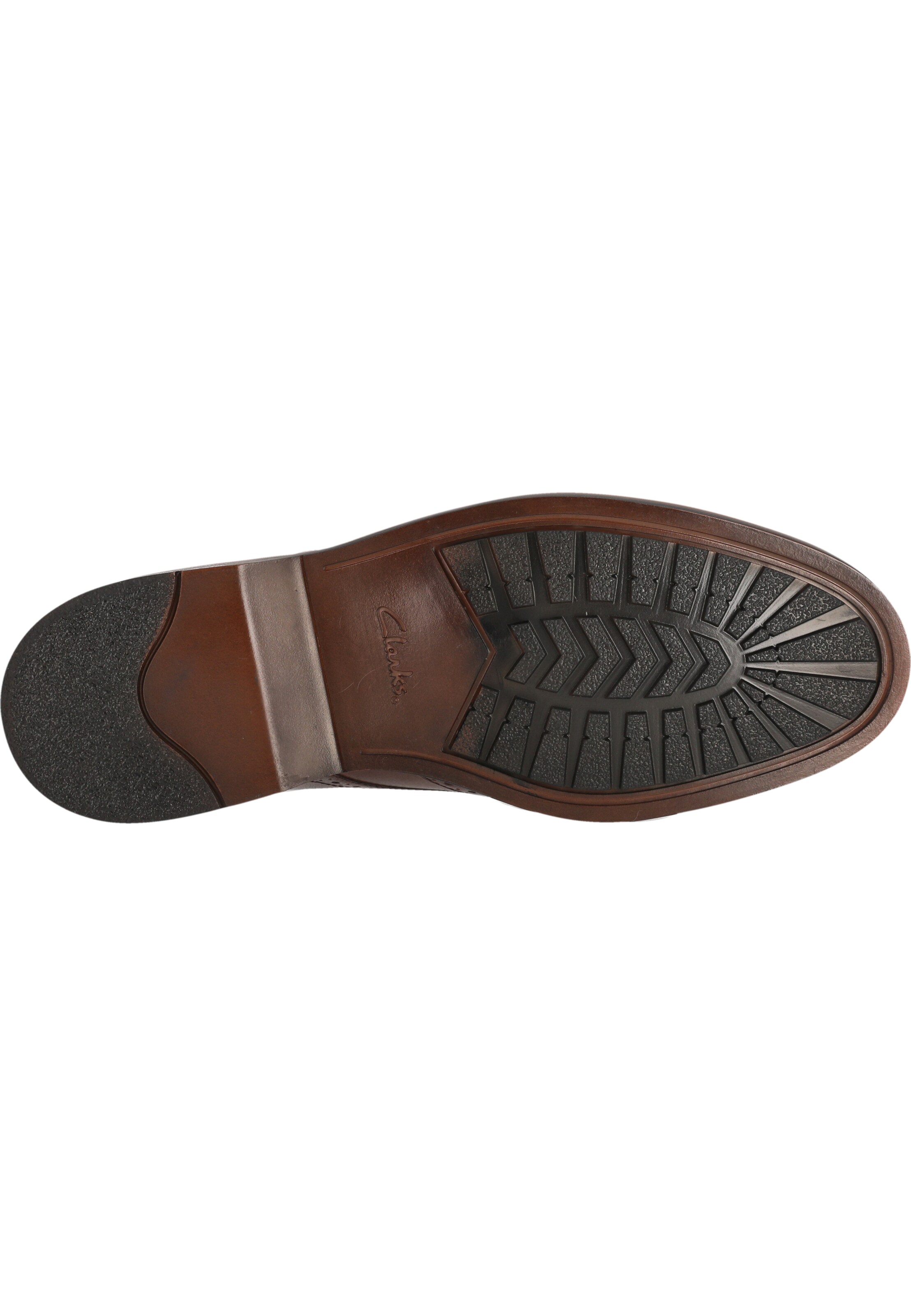 CLARKS Lace-Up Shoes 'Aldwin Limit' in Brown