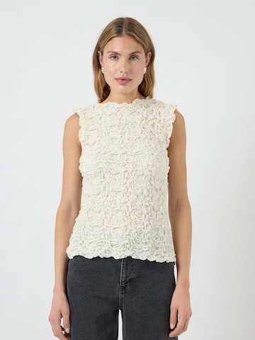 YAS Bluse 'YASMera' i beige: forside