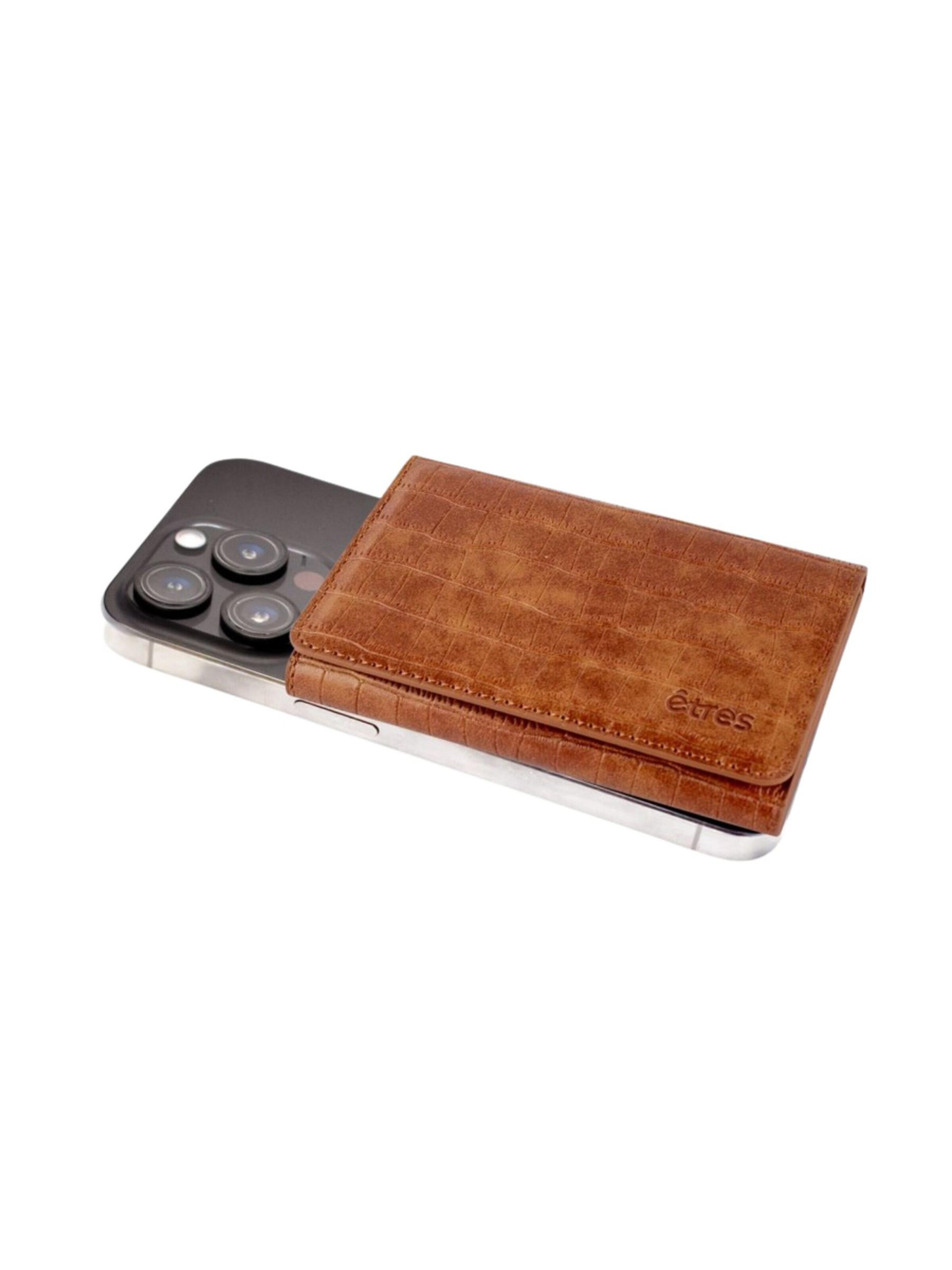 Porte-monnaies 'Etres Smart Wallet - Flach • Kariert' Techmade en orange