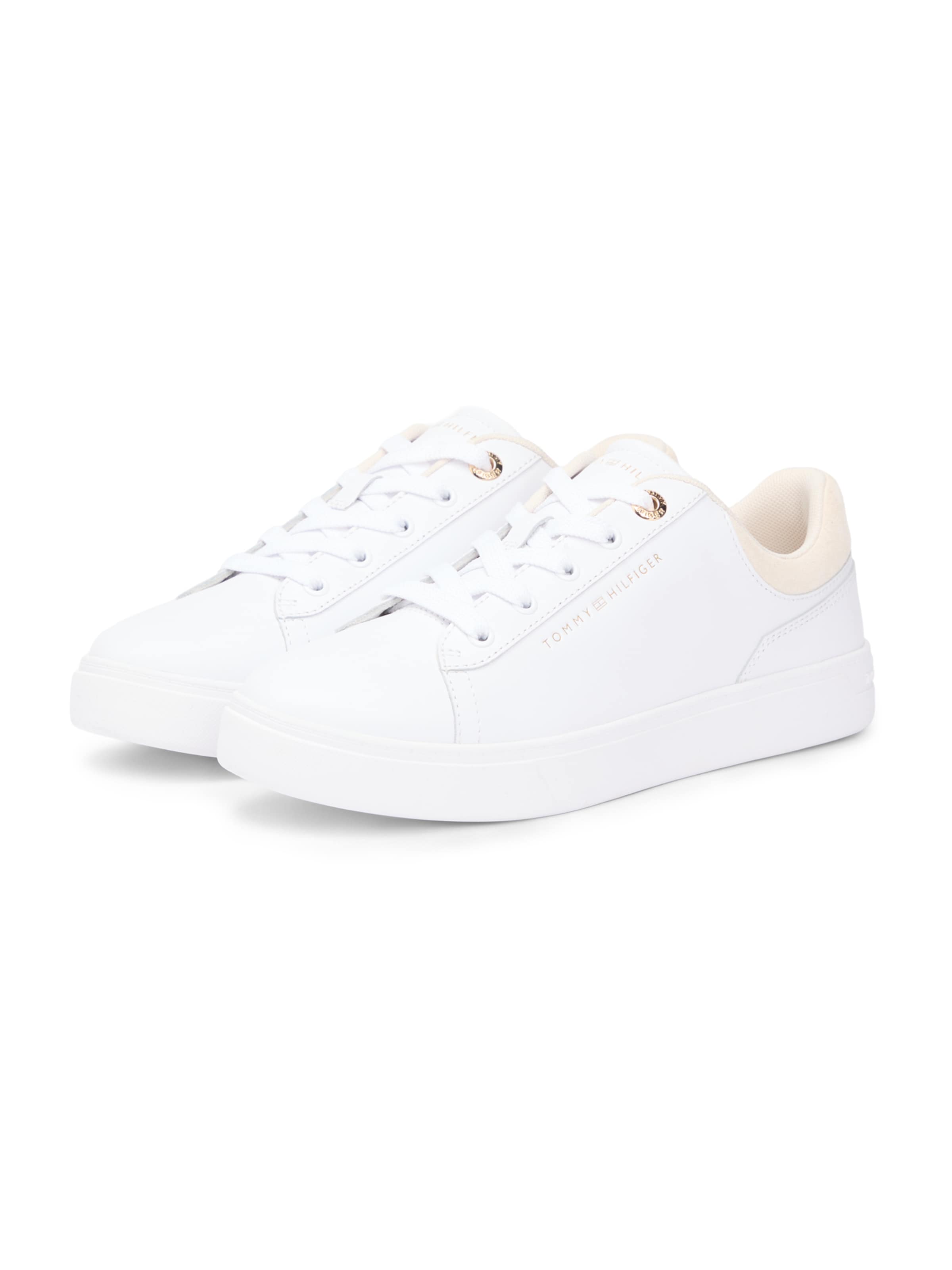 Sneaker low de la TOMMY HILFIGER pe alb
