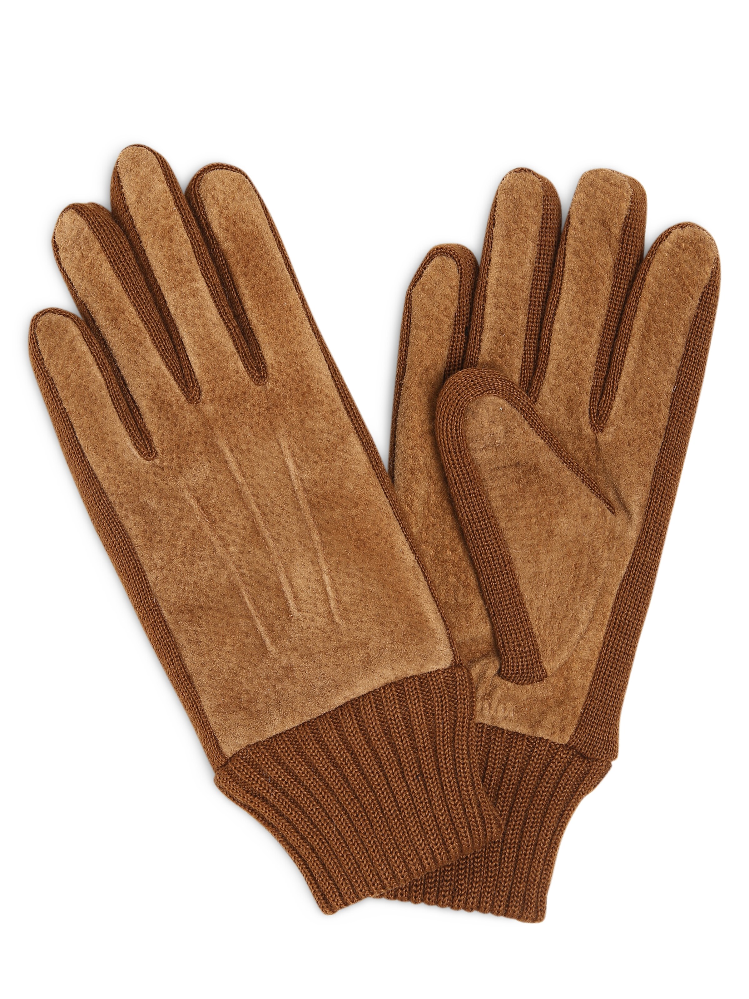 KESSLER Full finger gloves 'Liv' in Brown