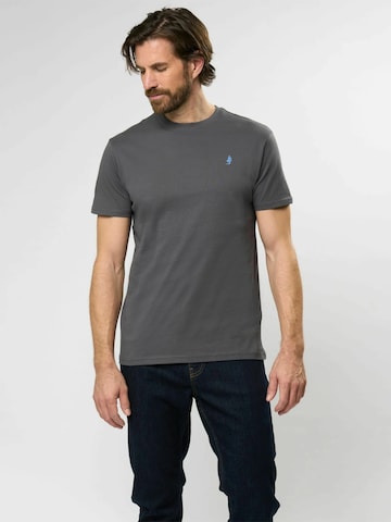 Coupe regular T-Shirt 'Texas' MCS en gris : devant