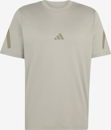ADIDAS SPORTSWEAR - Camisa funcionais 'Z.N.E.' em verde: frente