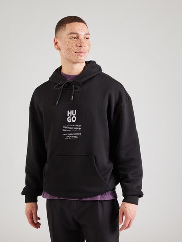 HUGO Sweatshirt 'Dflo' in Black