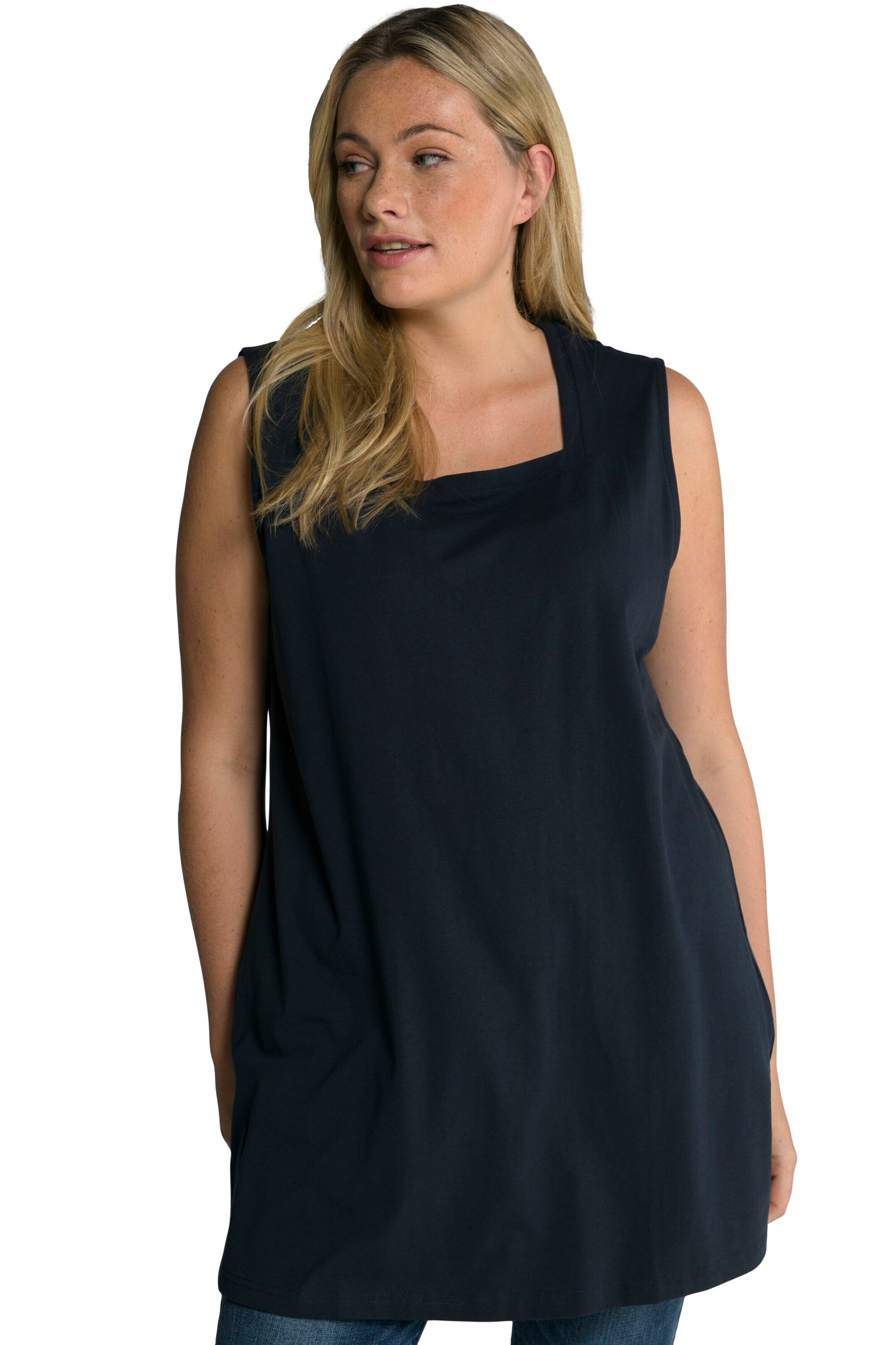 Ulla Popken Top '807310' in Blau: Vorderseite