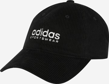 juoda ADIDAS SPORTSWEAR Sportinė kepurė 'Corduroy Low Dad'
