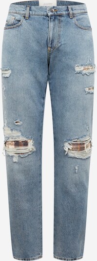 MOUTY Jeans in beige / blue denim / karamell / kastanienbraun, Produktansicht