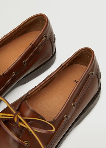 MANGO MAN Moccasins 'Nautilea' in Brown