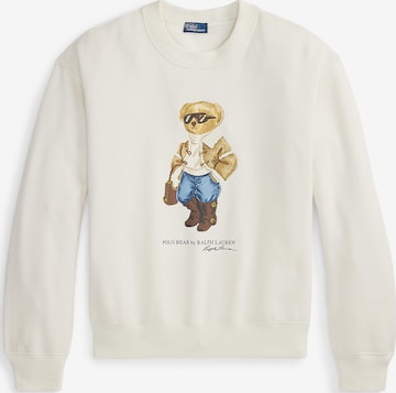 Polo Ralph Lauren Sweatshirt i hvid: forside