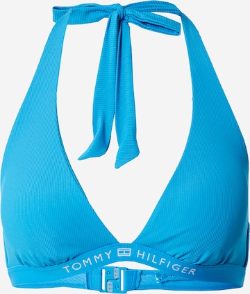 Triunghi Sutien costum de baie de la Tommy Hilfiger Underwear pe albastru: față