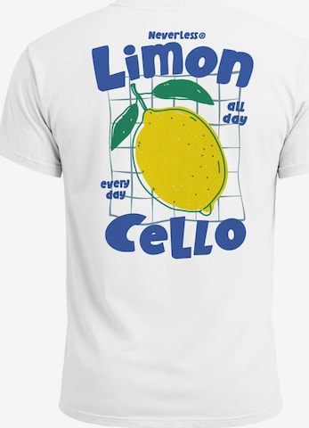 Neverless Shirt 'Limon Cello' in White: front
