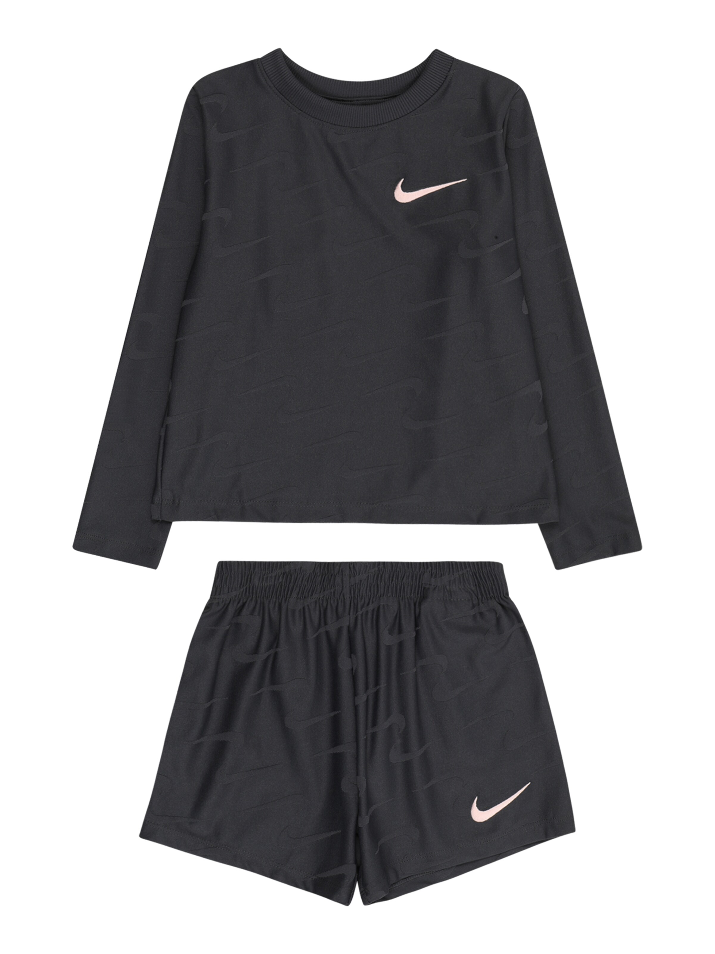 Set 'SWOOSH MOTION' de la Nike Sportswear pe negru: față