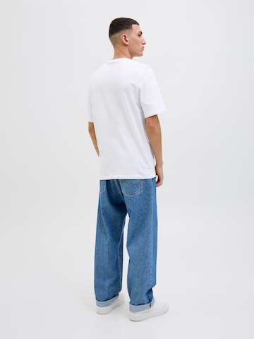 JACK & JONES - Camiseta 'HAWAII' en blanco