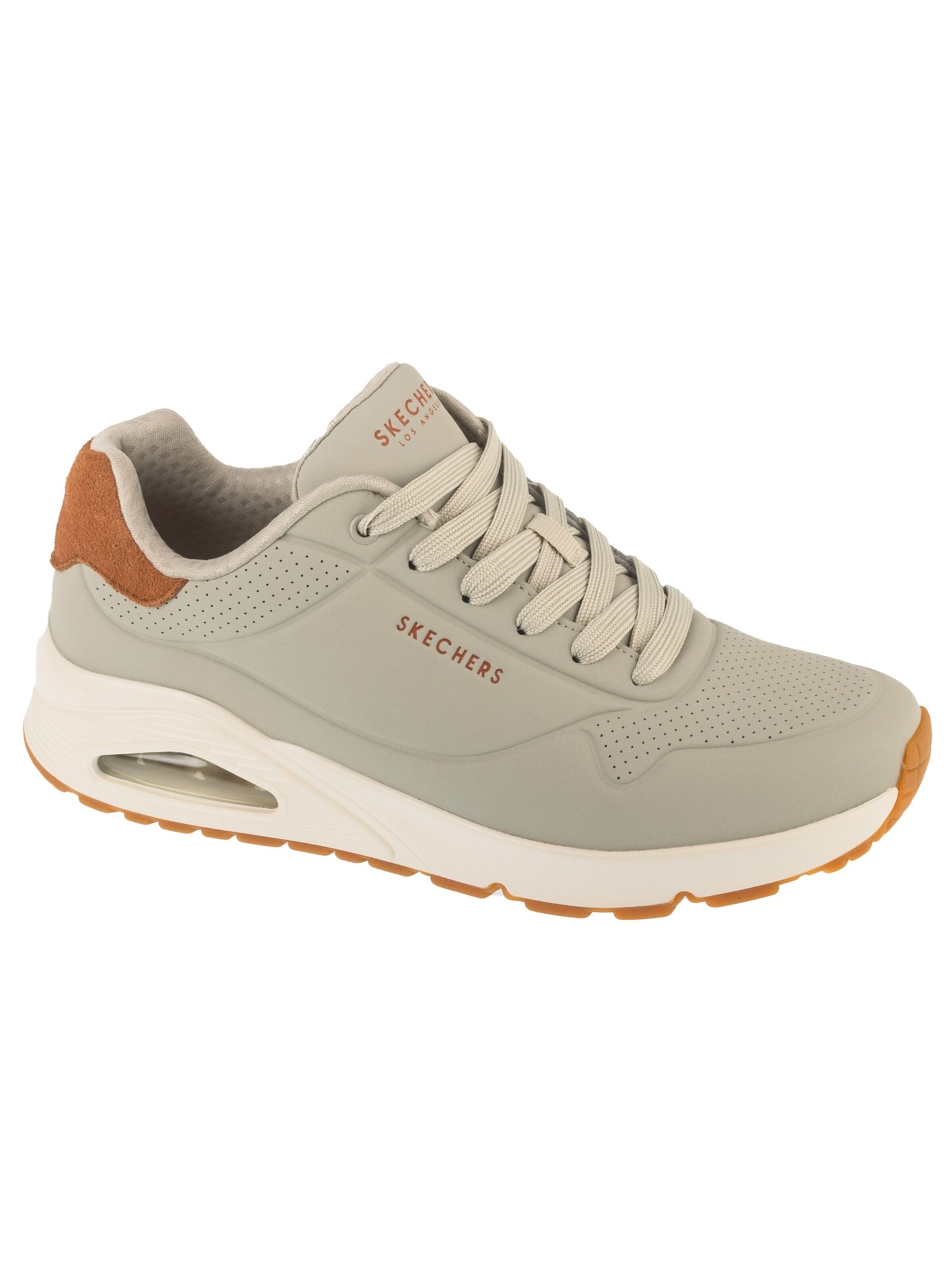 SKECHERS Sneakers laag 'Skechers Uno - Suited On Air' in Beige