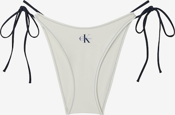 Bas de bikini Calvin Klein Swimwear en blanc : devant