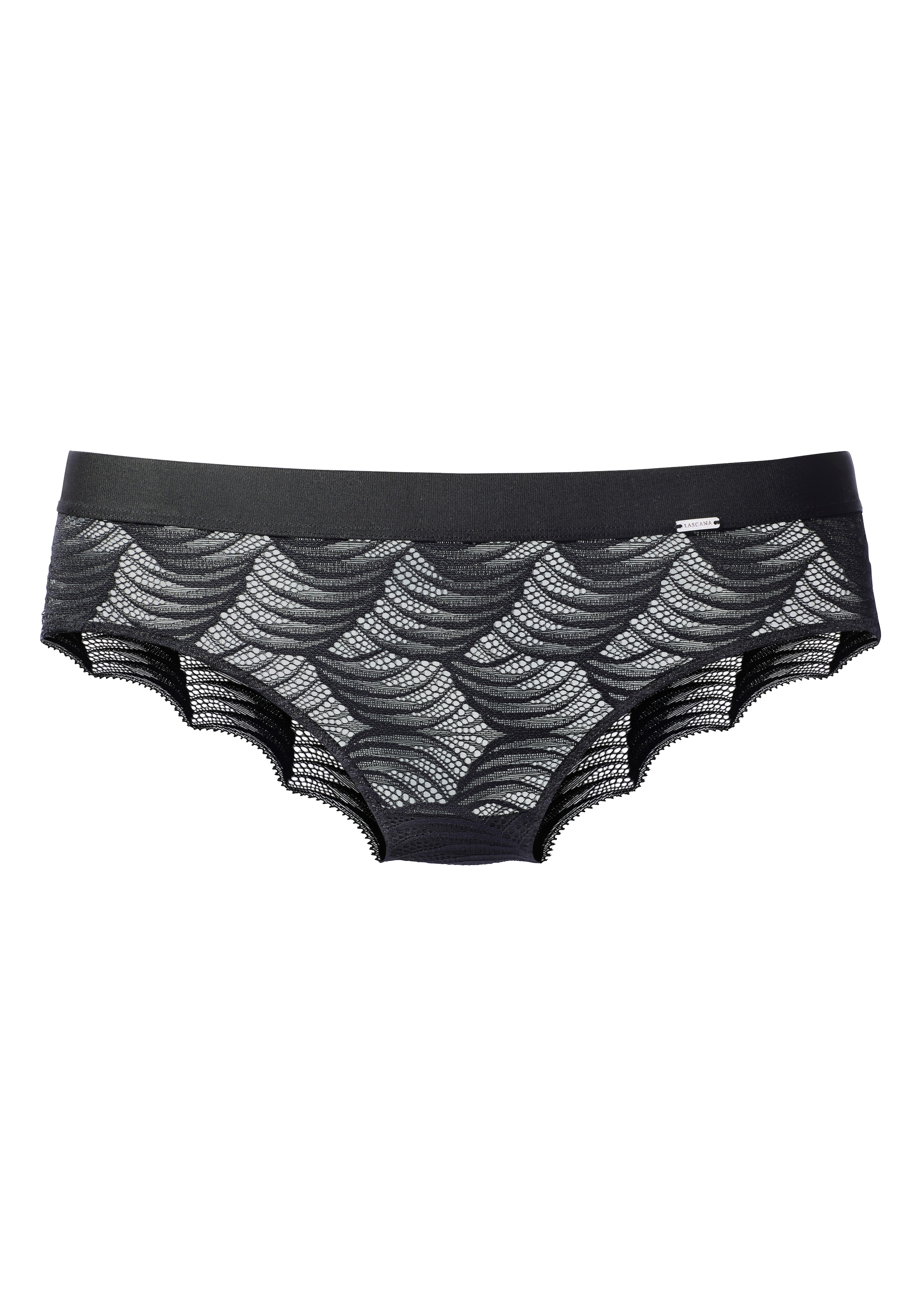 Slip di LASCANA in nero: frontale
