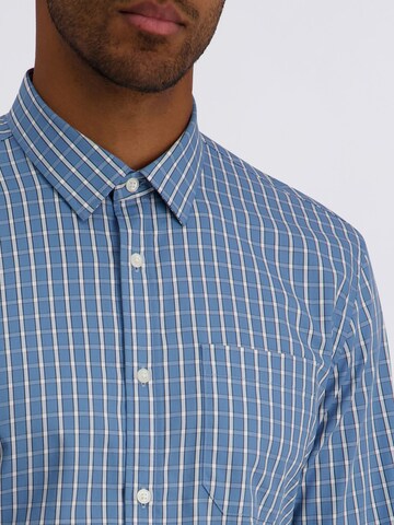 PIERRE CARDIN Regular Fit Hemd im Modern Fit in Blau
