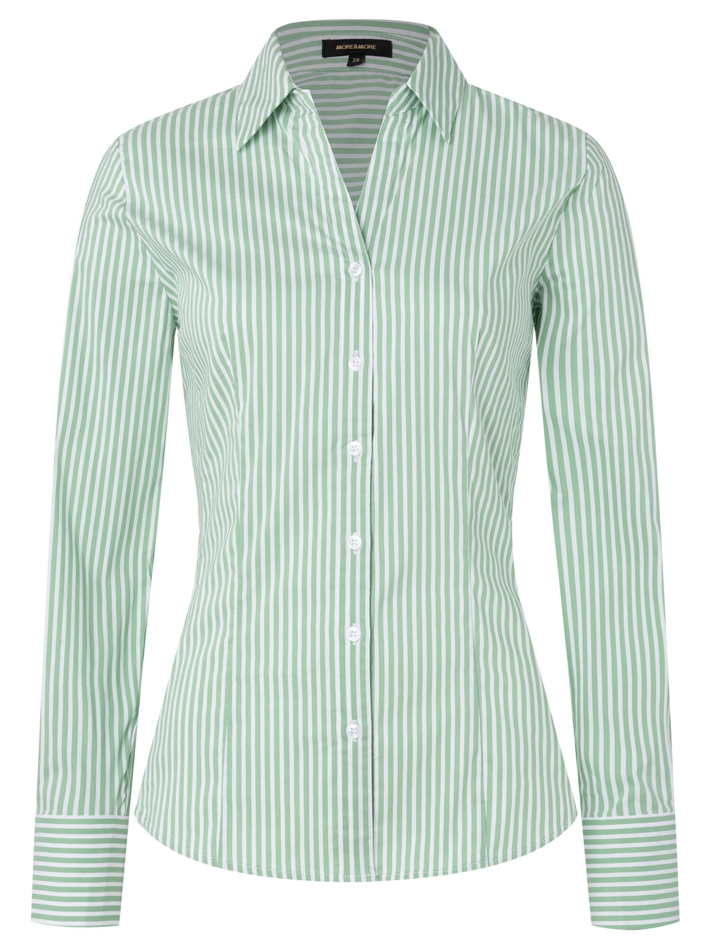 MORE & MORE Bluse in Grün: Vorderseite