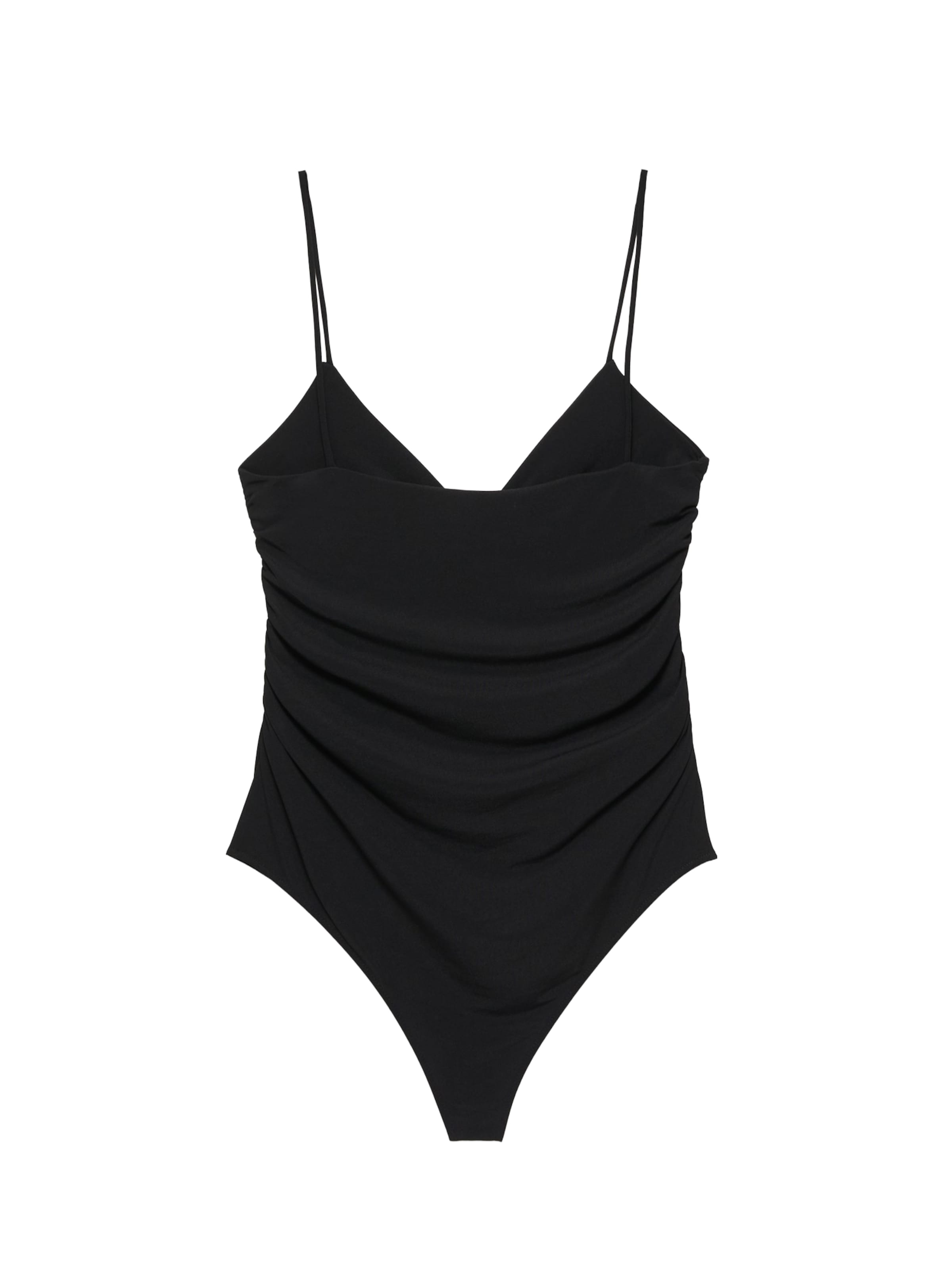 Pull&Bear Shirt bodysuit in Black
