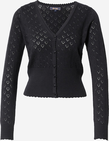 King Louie Strickjacke 'Cardi' in Schwarz: predná strana