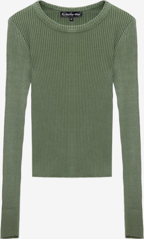 No Matter What Pullover in Grün: Vorderseite